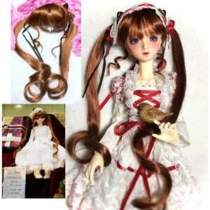 BJD Volks Super Dollfie SD DD One-Off 8/9 9/10 Copper SHINKU Style Default Wig
